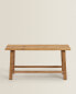 Elm wood bench