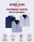 Men's Plaid Four-Way Stretch Button Down Slim Fit Shirt