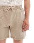 ONLY & SONS sweat short in washed beige