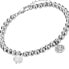 Steel bead bracelet Layla Silver Bracelet MCB23015S