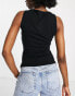 Фото #3 товара ASOS DESIGN Fuller Bust high neck vest in black