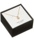 Фото #3 товара kate spade new york little Luxuries Gold-Tone Pavé & Crystal Square Pendant Necklace, 16" + 3" extender