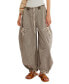 ფოტო #4 პროდუქტის Women's Outta Sight Striped Cotton Parachute Pants