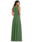 Фото #2 товара Women's Deep V-Neck Chiffon Maxi Dress