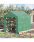 Фото #3 товара Greenhouse 8' x 6' x 7', Walk-in Hot House, 18 shelves, for Plants