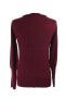 Фото #2 товара Alfani Women's Long Sleeve Embellished Scoop Neck Sweater Burgundy L