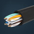 Фото #6 товара Przedłużacz kabla sieciowego LAN Ethernet RJ45 F/UTP Cat. 6 1000Mb/s 0.5m czarny
