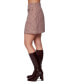 Фото #3 товара Women's Printed Pocket-Front Mini Knit Skirt