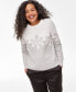 ფოტო #1 პროდუქტის Charter Club Women's Colorblocked Snowflake Sweater, Created for Macy's