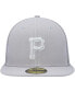 Фото #3 товара Men's Gray Pittsburgh Pirates 2023 On-Field Batting Practice 59FIFTY Fitted Hat