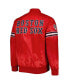 Фото #3 товара Men's Red Boston Red Sox Pick and Roll Satin Varsity Full-Snap Jacket
