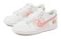 Фото #3 товара Кеды Nike Dunk Low бело-розовые DH9765-100 Коллекция Chanel Valentine's Day