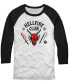 ფოტო #1 პროდუქტის Stranger Things Men's Hellfire Club Raglan T-shirt