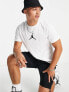 Jordan t-shirt with centre branding in white