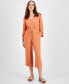 Women's Smocked-Waist Cropped Pants, Created for Macy's
