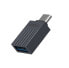 Фото #1 товара Разъем USB Type-C Rapoo UCA-1001 3.2 Gen 1 (3.1 Gen 1) черный 5 Gbit/s 32 мм