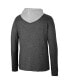 Фото #2 товара Men's Black Alabama Crimson Tide Ballot Waffle-Knit Thermal Long Sleeve Hoodie T-shirt