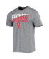 Men's Gray Oklahoma Sooners Wordmark Slash T-shirt