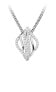 Фото #1 товара Glittering silver pendant with zircons P0000972