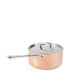 Фото #1 товара Martha by Martha Stewart Stainless Steel 3 QT Low Saucepan with Lid