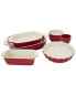 Фото #2 товара Zwilling J.A. Henckels Ceramics 8Pc Mixed Bakeware & Serving Set