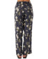 ფოტო #4 პროდუქტის Juniors' Jonie Kendra Floral Pull-On Pants