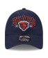 Фото #4 товара Men's Navy Chicago Bears Outline 9FORTY Snapback Hat
