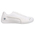 Фото #1 товара Puma Bmw Motorsport Neo Cat Lace Up Mens White Sneakers Casual Shoes 307018-02