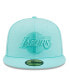 Фото #3 товара Men's Turquoise Los Angeles Lakers Color Pack 59Fifty Fitted Hat