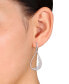 ფოტო #2 პროდუქტის Moissanite Scatter Cluster Teardrop Drop Earrings (1-5/8 ct. t.w.) in Sterling Silver