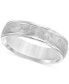 Фото #1 товара Hammered Texture Band in Sterling Silver