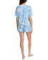 Фото #2 товара Dkny 2Pc Top & Boxer Sleep Set Women's Blue Xl