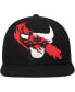 Men's Black Chicago Bulls Paint By Numbers Snapback Hat