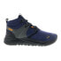 Фото #2 товара Puma Pacer Future Trail Mid 38586602 Mens Blue Canvas Athletic Hiking Shoes