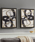 Moving Midas Abstract Foil Framed Canvas Set, 2 Piece