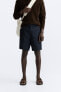 100% LINEN BERMUDA SHORTS