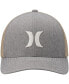 Men's Gray Icon Textures Logo Flex Hat