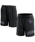 ფოტო #1 პროდუქტის Men's Black Colorado Rockies Clincher Mesh Shorts