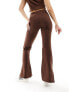 Фото #7 товара Fila flared leggings in brown