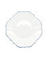 Amelie Royal Blue Rim 10.5" Dinner Plate