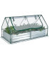 6 x 3 x 3 Feet Galvanized Raised Garden Bed with Greenhouse