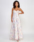 Фото #5 товара Платье корсетное Trixxi с вышивкой в цветочном стиле, созданное для Macy's