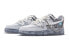 Фото #4 товара 【定制球鞋】 Nike Air Force 1 Low 07 浸染文字 手绘泼墨 浸染做旧 特殊鞋盒 低帮 板鞋 男款 黑灰 / Кроссовки Nike Air Force CW2288-111