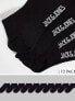 Jack & Jones 10 pack socks in black