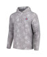 Men's Gray Chicago Cubs Palm Frenzy Hoodie Long Sleeve T-Shirt