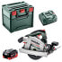 Metabo Akku-Handkreissäge KS 18 LTX 66 BL mit 2x 8,0 Ah Akkus+ Lader in metaBOX 340