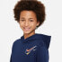 Фото #3 товара Nike Sportswear Flc Po Hoody Jr DX2295 410 sweatshirt