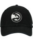 ფოტო #4 პროდუქტის Men's Black Atlanta Hawks Team Clean Up Adjustable Hat