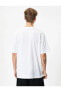 Фото #4 товара 4sam10250hk 000 Beyaz Erkek Jersey Kısa Kollu T-shirt