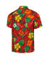 Фото #3 товара Men's Red NASCAR Island Life Floral Party Full-Button Shirt